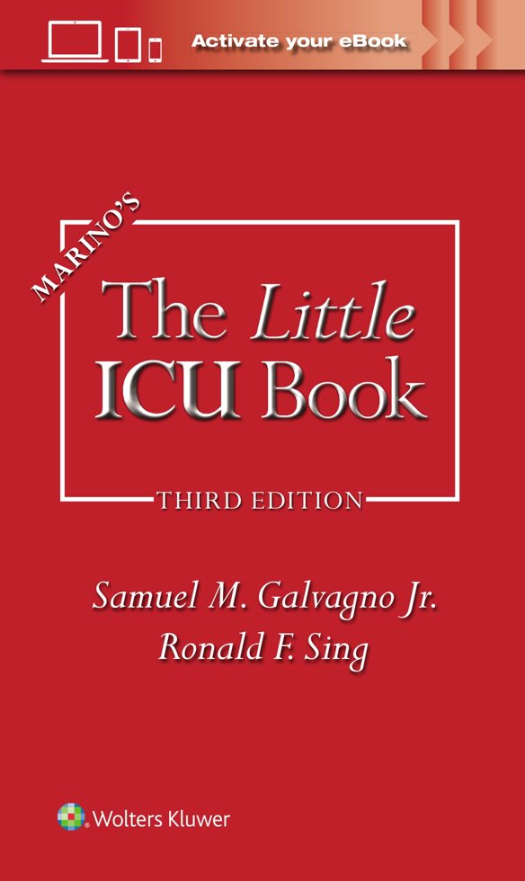 Marino's The Little ICU Book book cover