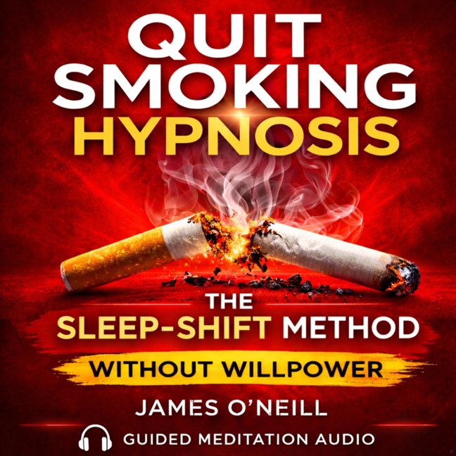 Quit Smoking Hypnosis: The Sleep-Shift Method to End Nicotine Cravings and Break the Addiction Cycle: A Deep Sleep Program to Rewire Your Subconscious and Stay Smoke-Free Without Willpower book cover