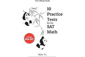 The College Panda's 10 Practice Tests for the SAT Math book cover