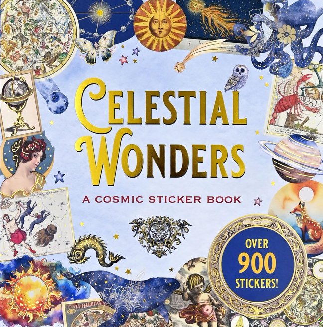 Celestial Wonders Sticker Book (over 900 stickers!) book cover