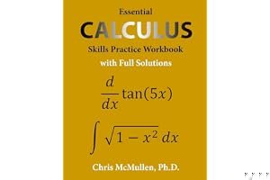 Essential Calculus Skills Practice Workbook with Full Solutions book cover