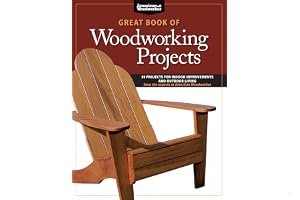 Great Book of Woodworking Projects: 50 Projects For Indoor Improvements And Outdoor Living from the experts at American Woodworker book cover