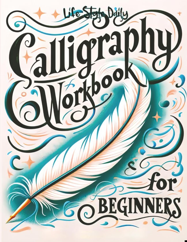 Calligraphy Workbook for Beginners: Simple and Modern Handwriting - A Beginner's Guide to Mindful Lettering, Transforming Your Notes into Art and ... of Penmanship (Calligraphy Made Simple) book cover