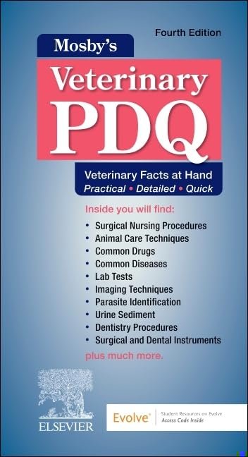 Mosby's Veterinary PDQ book cover