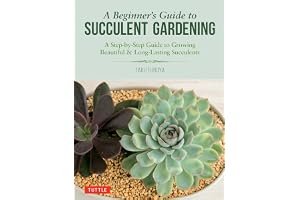 A Beginner's Guide to Succulent Gardening: A Step-By-Step Guide to Growing Beautiful & Long-Lasting Succulents book cover