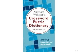 Merriam-Webster's Crossword Puzzle Dictionary book cover