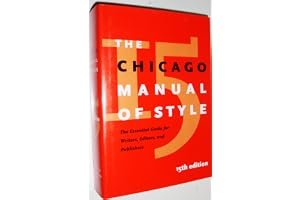 The Chicago Manual of Style book cover