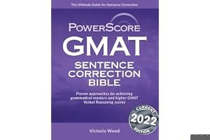 The PowerScore GMAT Sentence Correction Bible book cover