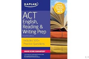 ACT English, Reading Writing Prep: Includes 500+ Practice Questions book cover