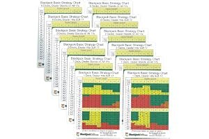 Advanced Blackjack Strategy Cards, Set Of 12 book cover