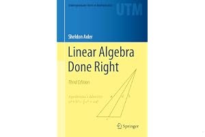 Linear Algebra Done Right book cover