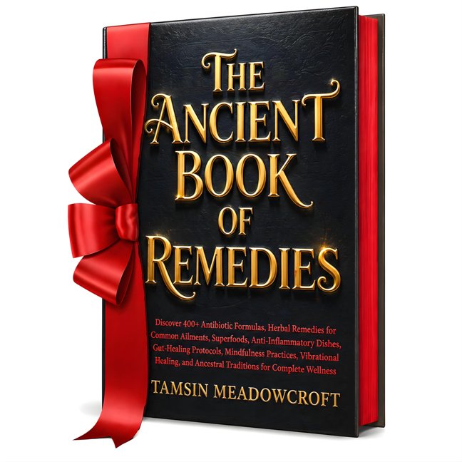 Inspired by Barbara O'Neill Teaching. The Ancient Book of Remedies. Discover 400+ Antibiotic Formulas, Herbal Remedies for Common Ailments, ... Ancestral Traditions for Complete Wellness. book cover