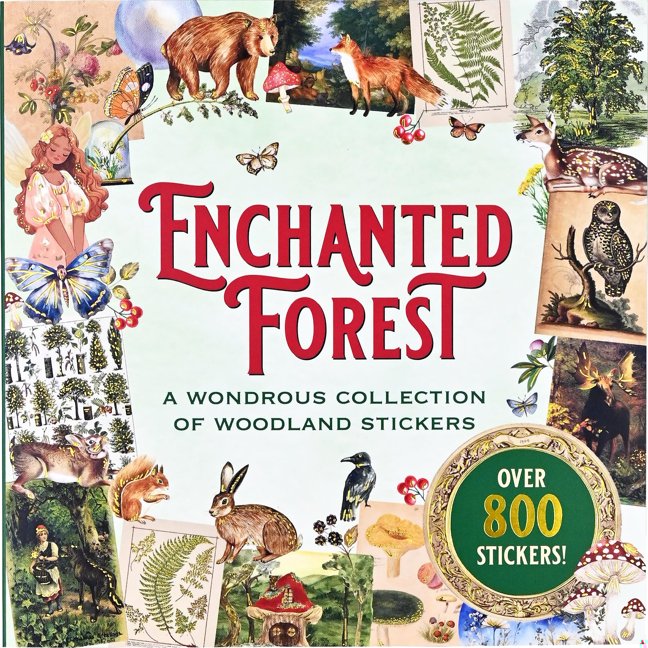 Enchanted Forest Sticker Book (over 800 stickers!) book cover