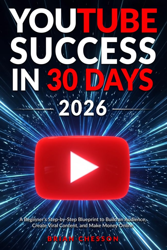 YouTube Success in 30 Days - A Beginner's Step-by-Step Blueprint to Build an Audience, Create Viral Content, and Make Money Online book cover