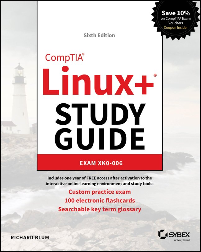 CompTIA Linux+ Study Guide: Exam XK0-006 (Sybex Study Guide) book cover
