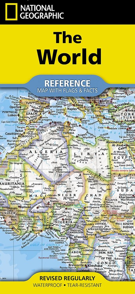 National Geographic World Classic Map (folded with flags and facts) (National Geographic Reference Map) book cover