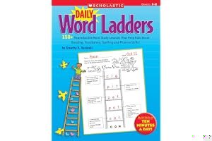 Daily Word Ladders: Grades 1–2: 150+ Reproducible Word Study Lessons That Help Kids Boost Reading, Vocabulary, Spelling and Phonics Skills! book cover