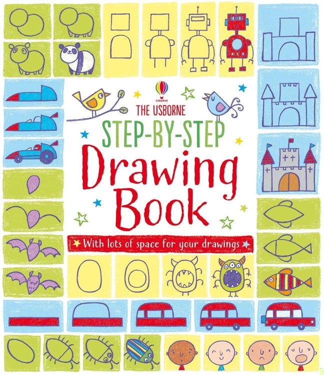 Step-by-step Drawing Book: A Simple and Easy Drawing Activity Book for Kids book cover