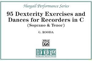 Finger Dexterity Exercises and Pieces for C Recorders book cover