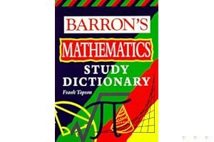 Barron's Math Study Dictionary book cover