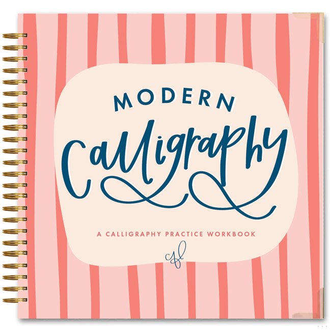 Modern Calligraphy: A Calligraphy Practice Workbook (Calligraphy Practice Book Series) book cover