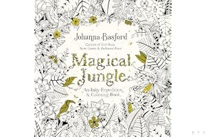 Magical Jungle: An Inky Expedition and Coloring Book for Adults book cover