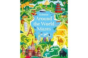 Around the World Mazes book cover