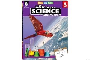 180 Days of Science: Grade 5 - Daily Science Workbook for Classroom and Home, Cool and Fun Interactive Practice, Elementary School Level Activities ... Challenging Concepts (180 Days of Practice) book cover