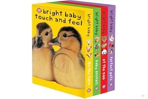 Bright Baby Touch & Feel Boxed Set: On the Farm, Baby Animals, At the Zoo and Perfect Pets book cover