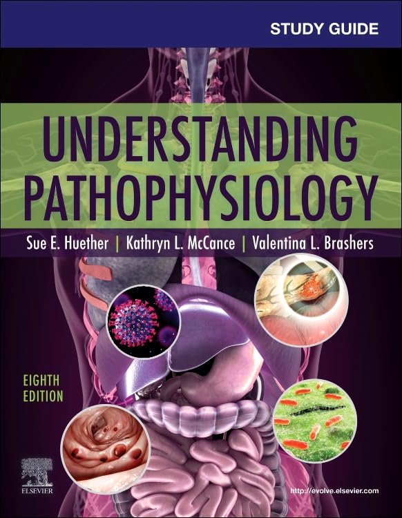 Study Guide for Understanding Pathophysiology book cover
