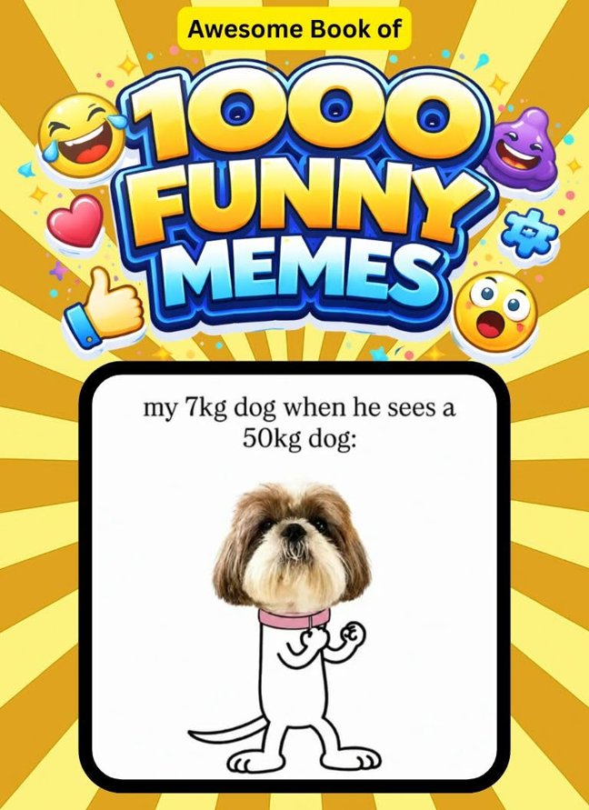 Awesome Book of 1000 Funny Memes book cover