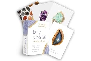 Daily Crystal Inspiration: A 52-Card Oracle Deck for Finding Health, Wealth, and Balance book cover