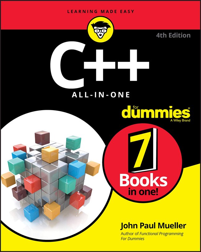 C++ All-In-One for Dummies book cover