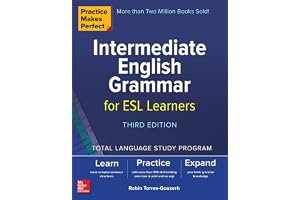 Practice Makes Perfect: Intermediate English Grammar for ESL Learners, Third Edition book cover