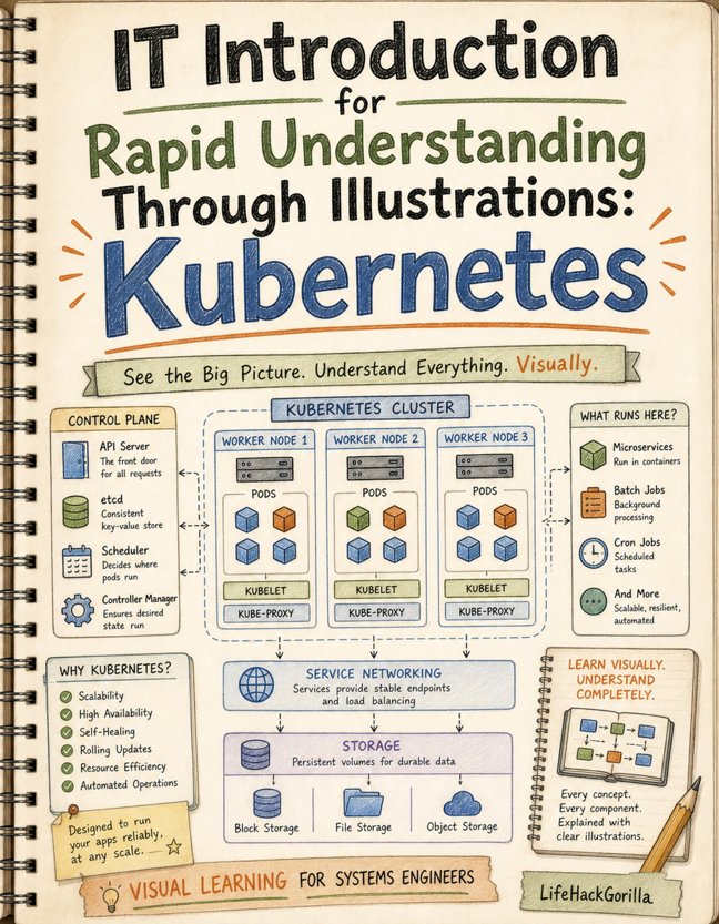 Kubernetes for Systems Engineers: Beginner Guide to Clusters Pods Networking Security and Operations (A Visual Introduction to Computer Systems Book 1) book cover