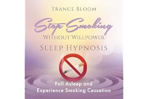 Stop Smoking Without Will Power Sleep Hypnosis: Fall Asleep and Experience Smoking Cessation book cover