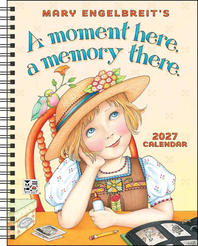 Mary Engelbreit's A Moment Here, A Memory There 2027 Monthly/Weekly Planner book cover
