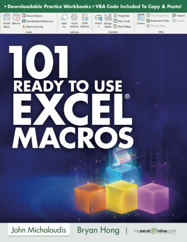 101 Ready To Use Microsoft Excel Macros (101 Excel Series) book cover