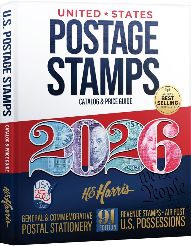 2026 United States Postage Stamp Catalog & Price Guide, 91st Edition book cover