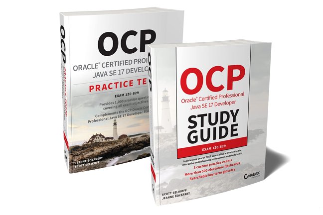 OCP Oracle Certified Professional Java SE 17 Developer Certification Kit: Exam 1Z0-829 book cover