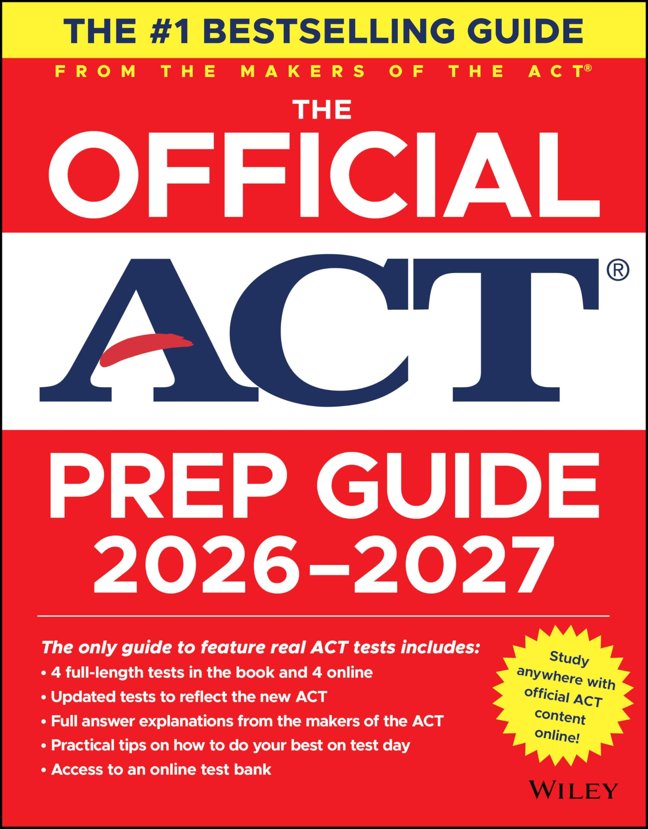The Official ACT Prep Guide 2026-2027: Book + Online book cover