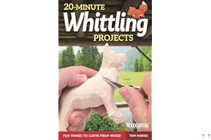 20-Minute Whittling Projects: Fun Things to Carve from Wood book cover