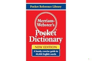 Merriam-Webster's Pocket Dictionary book cover
