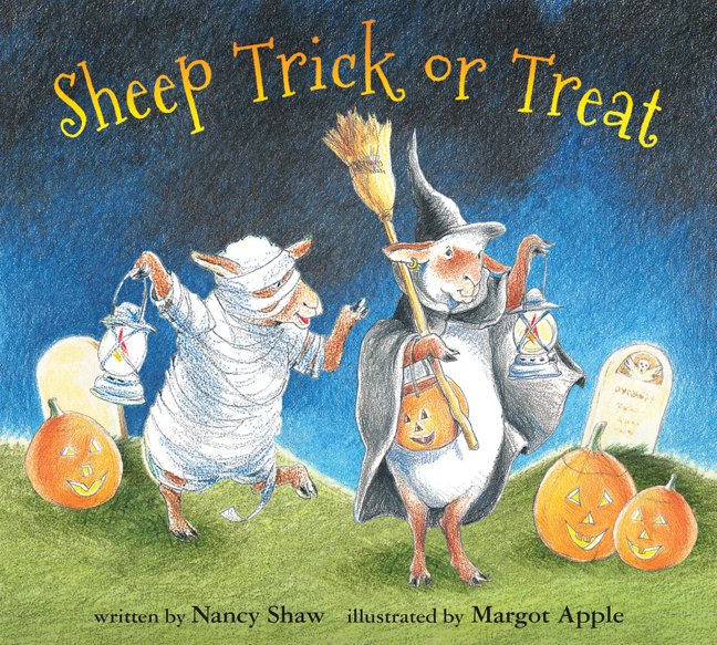 Sheep Trick or Treat: A Whimsical Rhyming Halloween Adventure for Beginning Readers (Sheep in a Jeep, 33) book cover