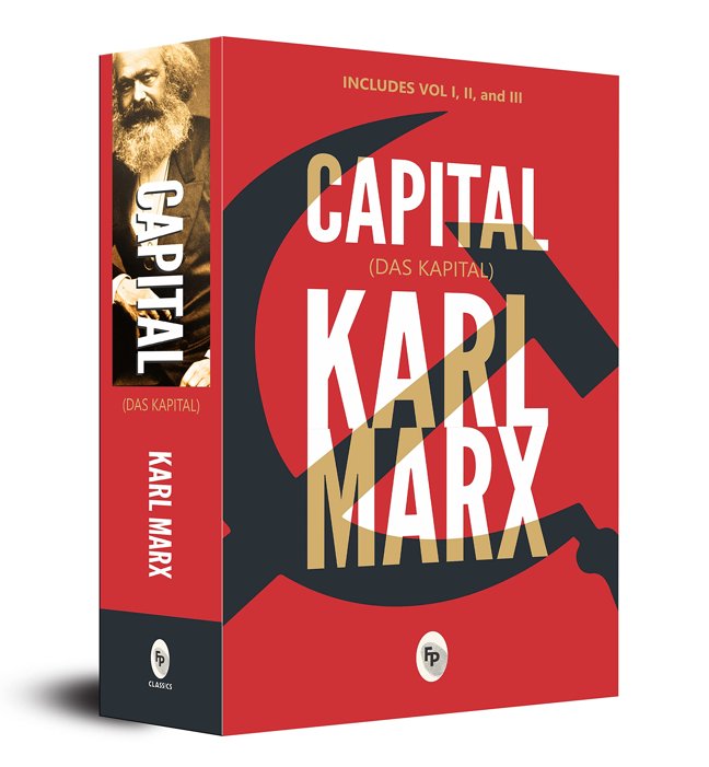 Capital (Das Capital): Includes Vol.1,2,3 - Classics (Fingerprint Classics) book cover