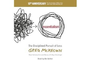 Essentialism: The Disciplined Pursuit of Less book cover