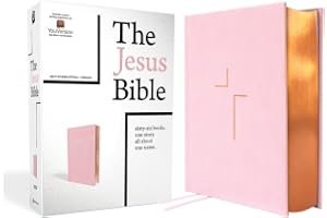 The Jesus Bible, NIV Edition, Leathersoft, Blue, Comfort Print book cover
