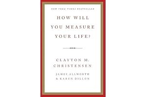 How Will You Measure Your Life? book cover