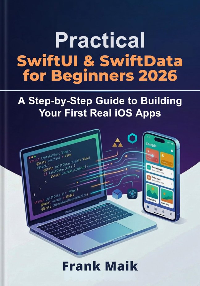 Practical SwiftUI & SwiftData for Beginners 2026: A Step-by-Step Guide to Building Your First Real iOS Apps (The Practical SwiftUI & SwiftData iOS Development Series (2026 Edition) Book 1) book cover