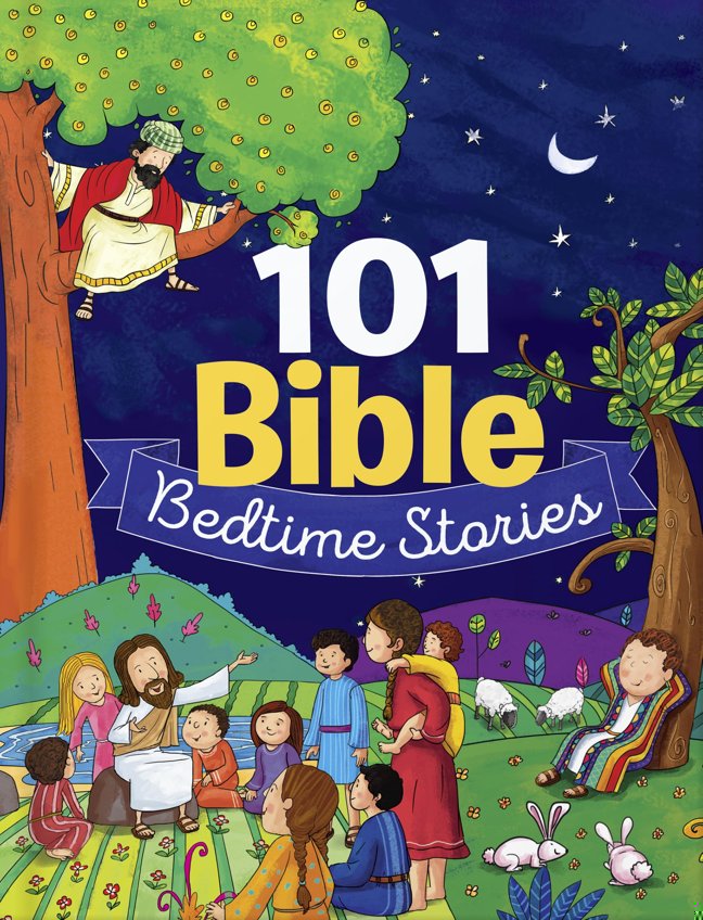 101 Bible Bedtime Stories: Short Illustrated Readings from Genesis to Revelation for Family Read-Aloud | Ages 3-7 book cover